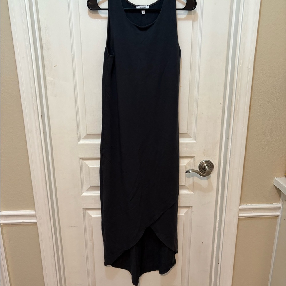 Chic Grey High Low Dress